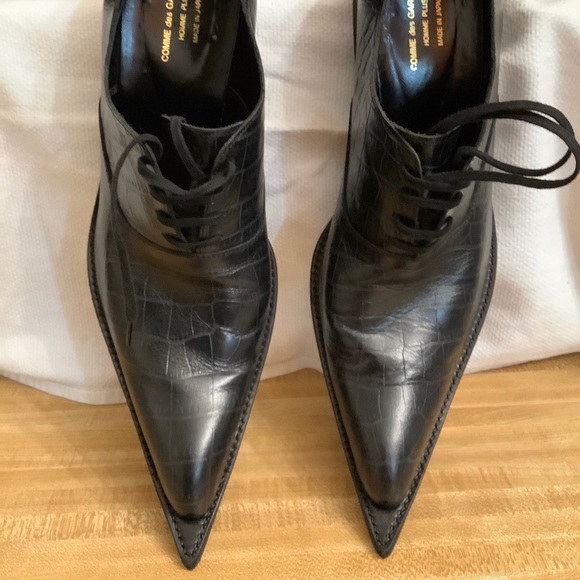 Comme Des Garçons Homme Plus SS15 Pointed Toe Leather Shoes Sz.27/9-US - Picture 5 of 13